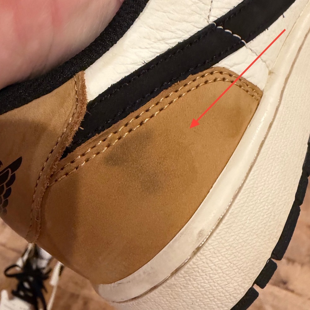 Nike Air Jordan 1 Low OG Rookie of the Year Gold Harvest Black White - Picture 6 of 7